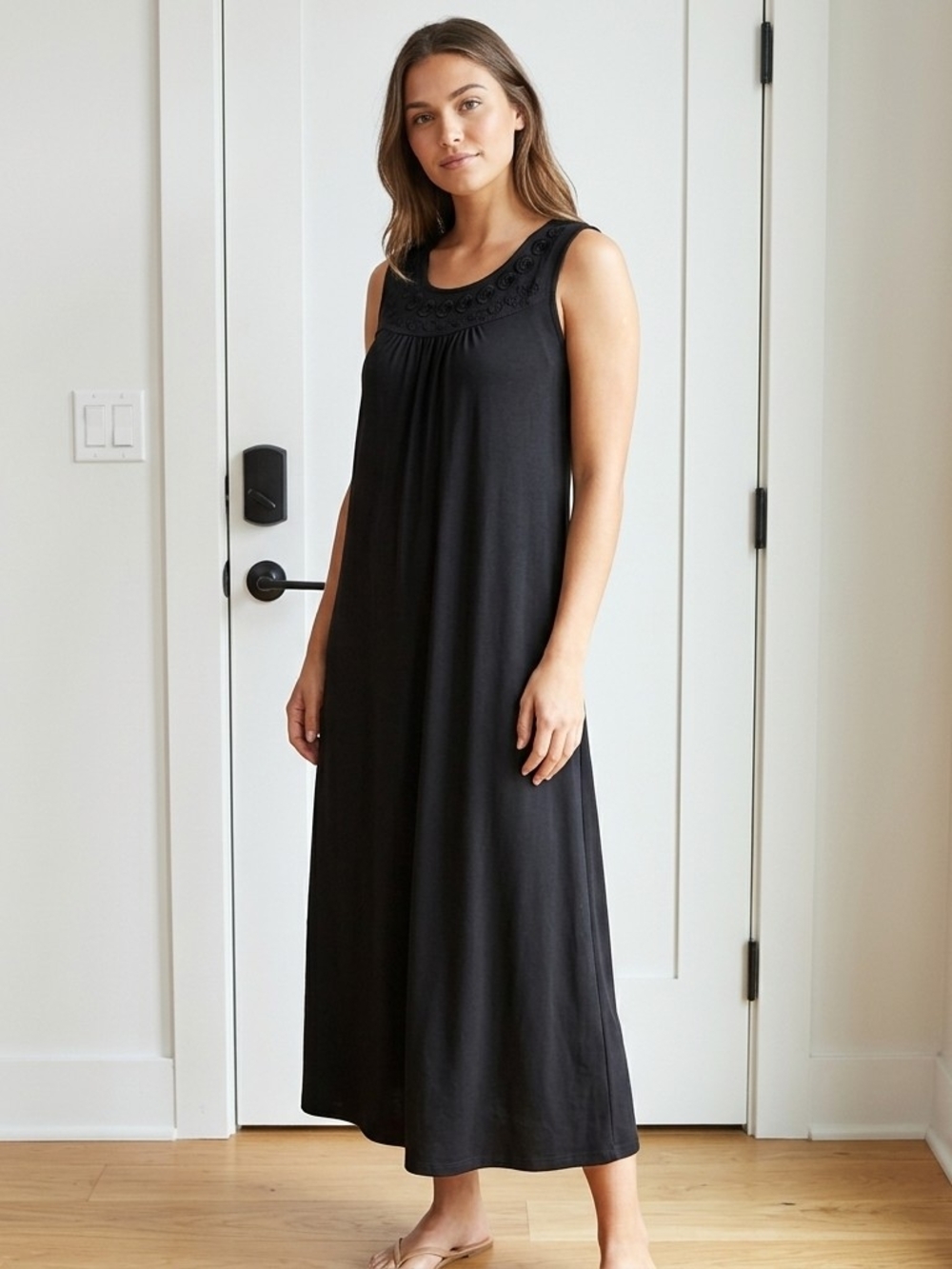 Susan Graver Long Jersy Dress